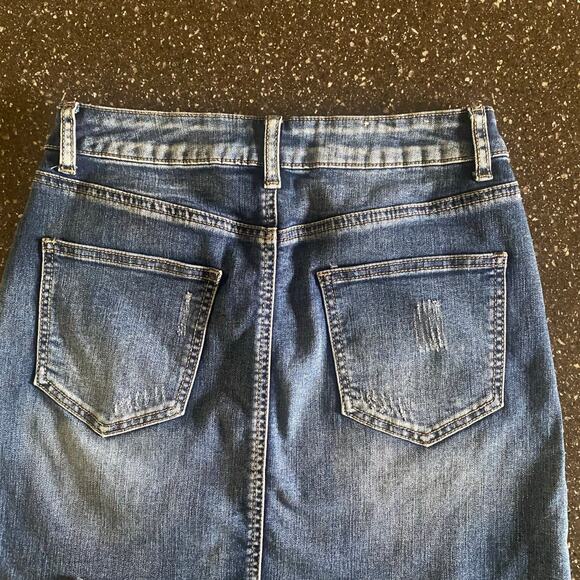 XS Altar’d State mini denim skirt - Picture 4 of 5